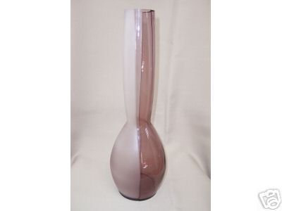 MURANO Art Glass Two Toned Purple Vase by Salviati New