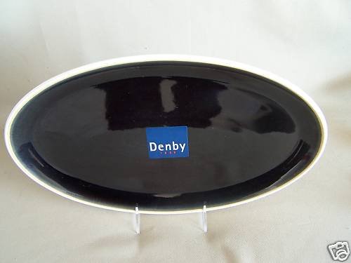 DENBY Stoneware Oyster Oval Serving Platter England New