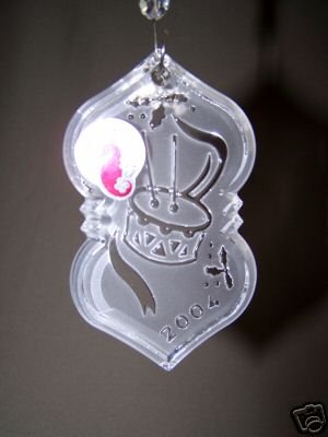 WATERFORD Crystal Ornament Songs of Christmas 2004 NIB