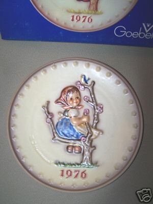 Hummel Goebel Spring Annual Plate 1976 MIB