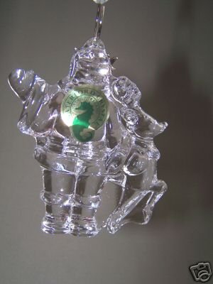 WATERFORD Crystal Christmas Ornament St. Nicholas 2006 NIB