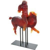 DAUM Crystal Santour Centaur Sculpture by Serge Mansau Limited Edition NIB