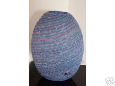 MURANO Art Glass Cenedese Amaizing Vase Tall Signed New