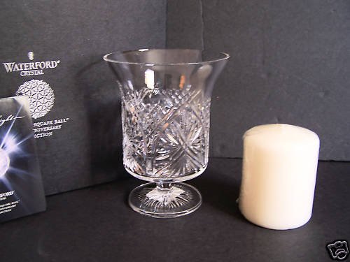 WATERFORD Times Square Joy Vase/Hurricane 2009 NIB