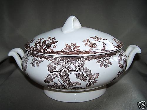 WILLIAMS SONOMA Home SPODE Manor Tureen Bowl w/Lid New
