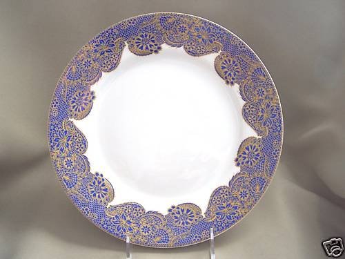 NEIMAN MARCUS Blue Lace Dinner Plate by Queen's New