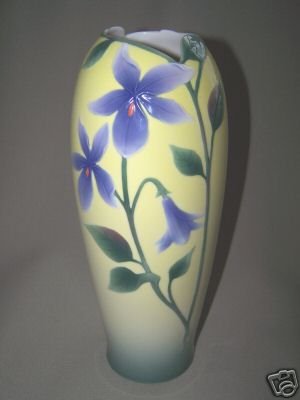 FRANZ Porcelain Shrimp Plant Design Tall Vase New