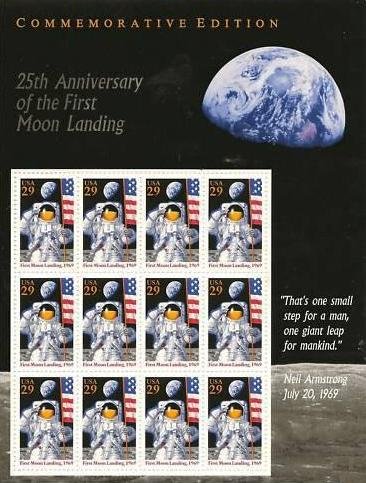 Scott #2841 25th Anniversay of First Moon Landing 12 x 29¢