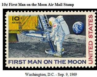 Scott #C76 First Man on the Moon - Air Mail 10¢