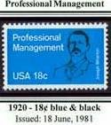 Scott #1920 Professional Management single stamp 18¢