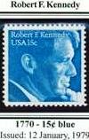 Scott #1770 Robert F. Kennedy single stamp 15¢