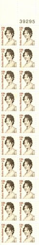 Scott #1822 Dolley Madison 1980 stamp plate block 20 x15¢