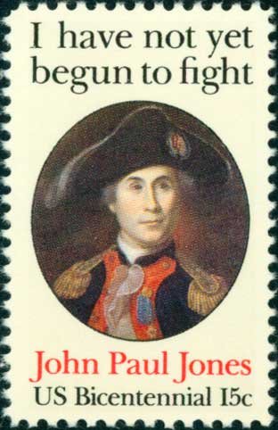 Scott #1789 JOHN PAUL JONES - American Bicentennial 1979 single stamp denomination: 15¢