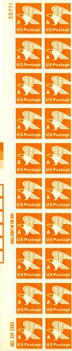 Scott #1743 A-RATE 1978 stamp plate block 20 denomination: 15¢