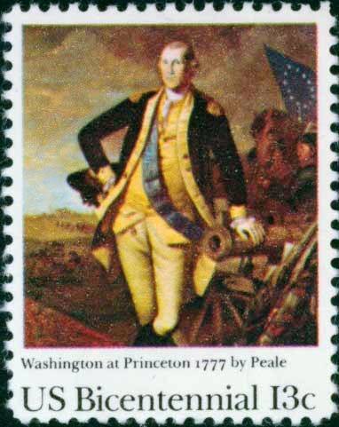 Scott #1704 Washington at Princeton – Bicentennial – 1977 single stamp denomination: 13¢