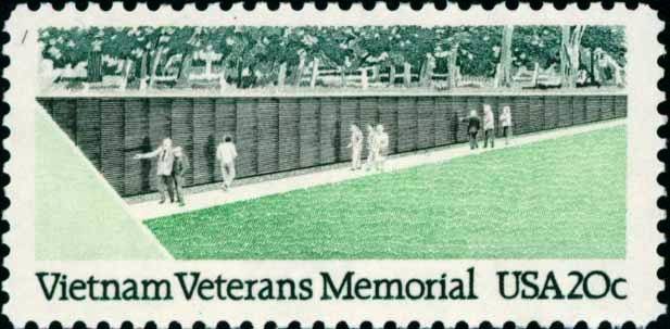 Scott #2109 VIETNAM VETERANS MEMORIAL 1984 denomination: 20¢