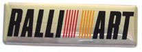 RALLIART 2.5" x 0.75" Aluminum Emblem