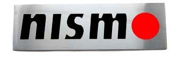 Nissan NISMO 5.25" x 1.5" Aluminum Emblem