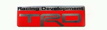 Toyota TRD 2.5" x 0.75" Aluminum Emblem