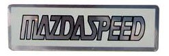Mazad Speed 2.5" x 0.75" Aluminum Emblem