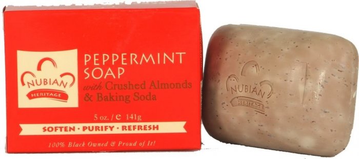 PEPPERMINT SOAP WITH CRUSHED ALMONDS & BAKING SODA