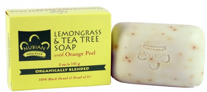 LEMONGRASS & TEA TREE SOAP WITH ORANGE PEEL ORGANIC