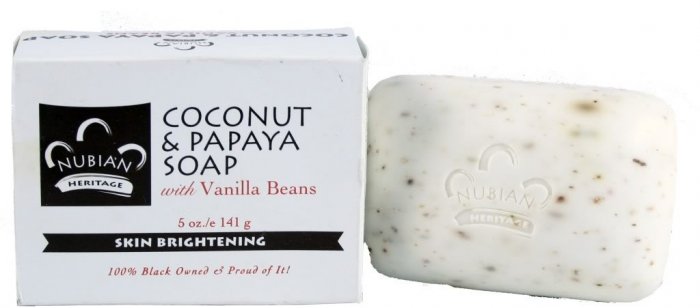 COCONUT & PAPAYA SOAP W/ VANILLA BEANS SKIN BRIGHTENING