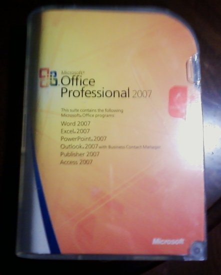 Microsoft Office Professional 2007
