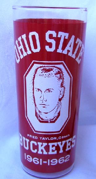 Ohio State Buckeyes 1961-1962 Basketball Champs Glass