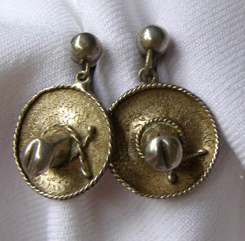 Vintage Mexico Sombrero Alpaca Silver Sombrero Hat