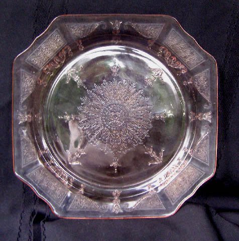 Vintage Princess Pink Depression Dinner Plate 9"