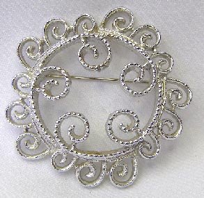 Vintage Sarah Coventry Open Work Brooch