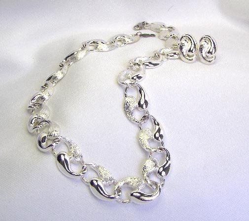 1950s Mid Century Modern Napier Necklace & Earrings