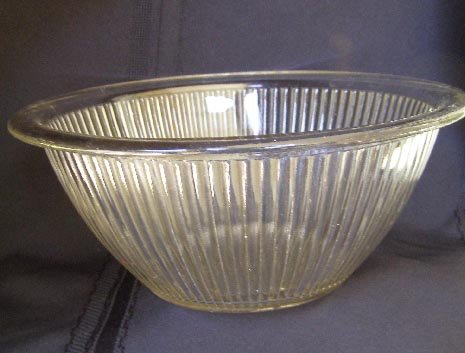 Anchor Hocking Depression Ribbed Bullseye Mixing Bowl