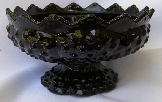 Vintage Fenton Black Glass Multi Candle Holder 6 1/2'