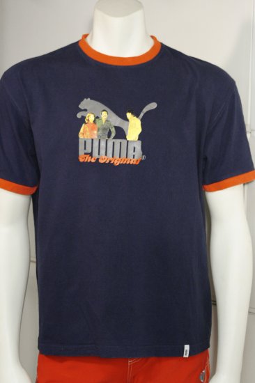 PUMA ORIGINALS T-shirt Vintage '90s Top Shirt Retro Style M/L