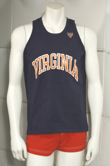 Virginia CAVALIERS Tank Top T-shirt Basketball vtg retro '80s