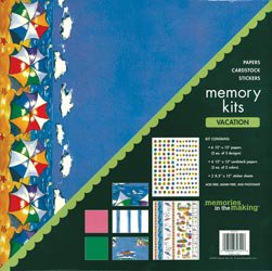NEW Vacation Scrapbook Page Kits by Memories In The Making
