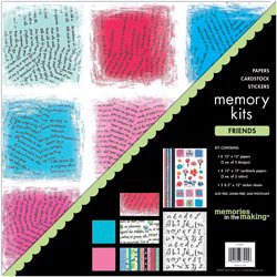 NEW Friends Scrapbook Page Kits by Memories In The Making