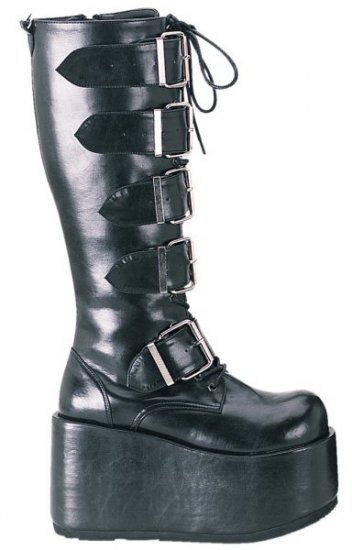 Ripsaw - Men's Knee High Boots with Lace Up Front and Multiple Buckles