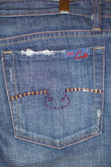 Blue Cult Jeans Embellished Pockets #121 - Kate Dark - 30