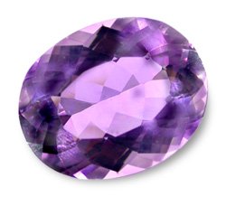 1.4ct Natural Brilliant Oval Purple Amethyst