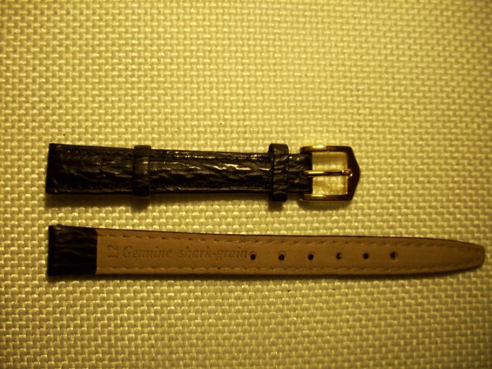 Genuine Shark Grain Women's Watchband Size 12mm