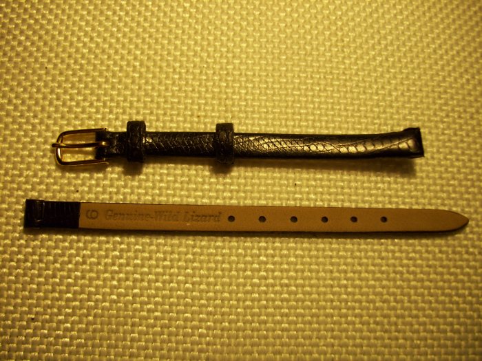 Genuine Wild Lizard Women's Watchband Size 6mm