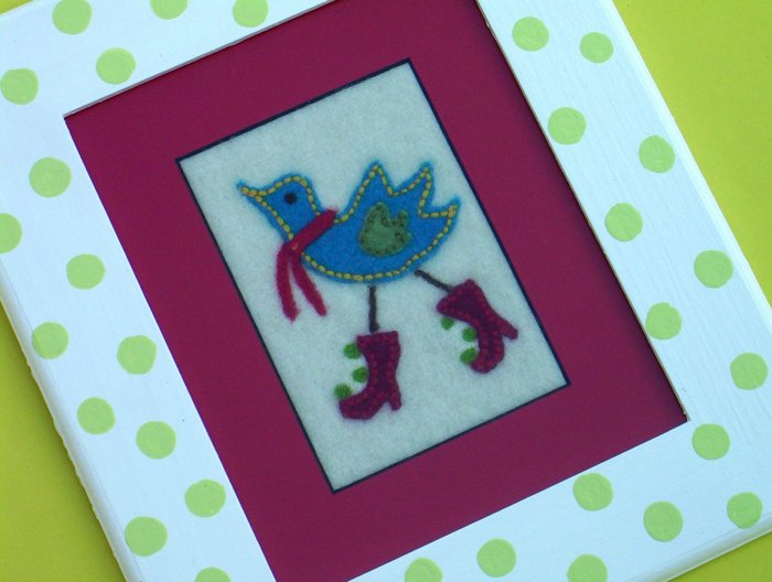BIRDIE IN THE SKY Framed