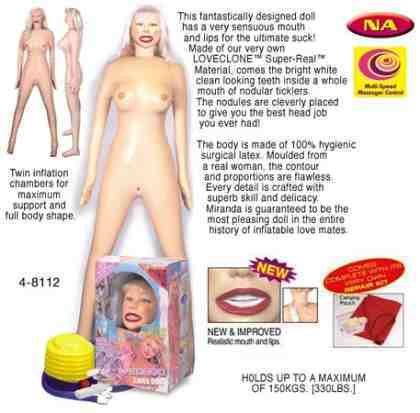 Miranda, Latex Doll