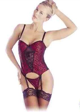 Satin basque