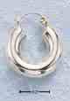 Sterling Silver HP Hoop Earrings
