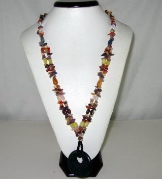 Multicolor Bohemian Natural gemstone Fashion Necklace