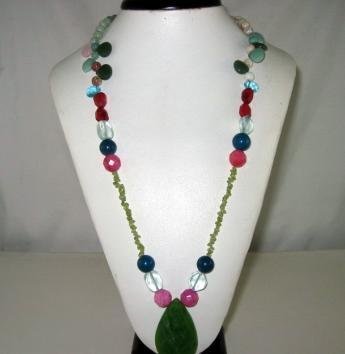 Bohemian Style Beautiful Natural gemstone Necklace